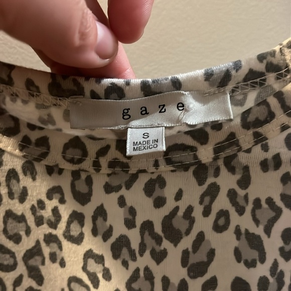 Gaze Leopard Print Tank Too - Picture 2 of 3